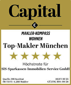 Capital Makler-Kompass Höchstnote Wohnen - SIS Sparkassen-Immobilien-Service GmbH